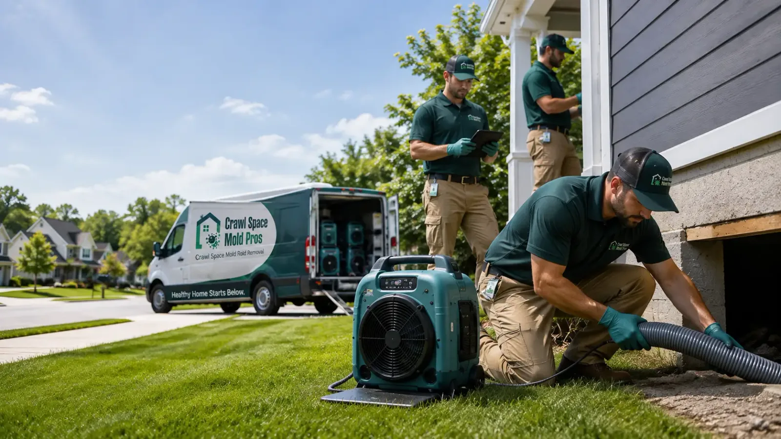 Crawl Space Mold Removal in Gaston, OR
